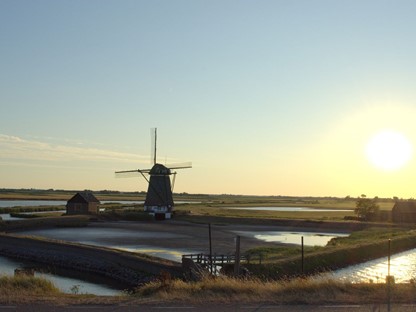 Het Noord Hollandpad Van Texel Naar Het Gooi: Molen landschap