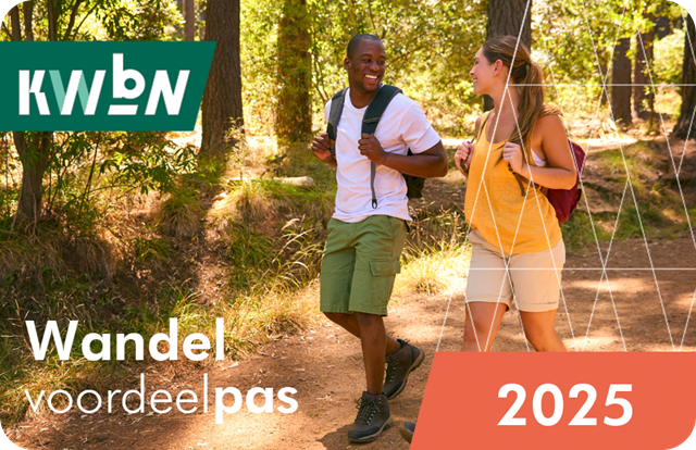 Wandelvoordeelpas 2025 Afgeronde Hoeken