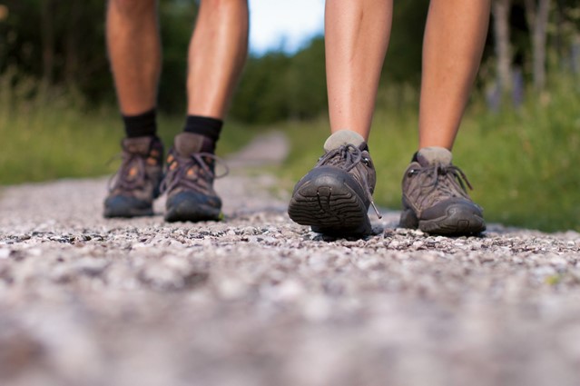 Wandelen Schoenen Benen